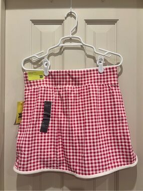 Pink & White Gingham Skirt
